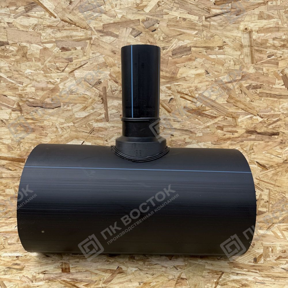 Тройник ПНД 630х280 мм SDR 17 с монолитным корпусом