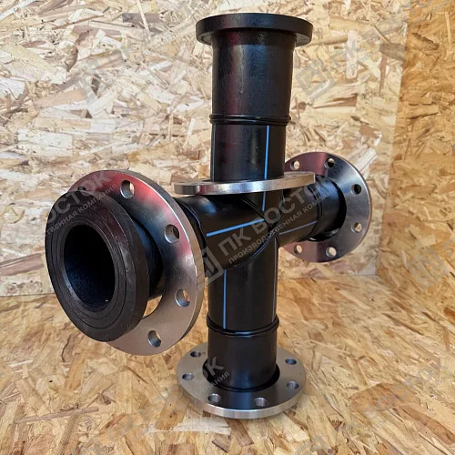 Крестовина ПНД фланцевая 450 мм SDR17 Pn10