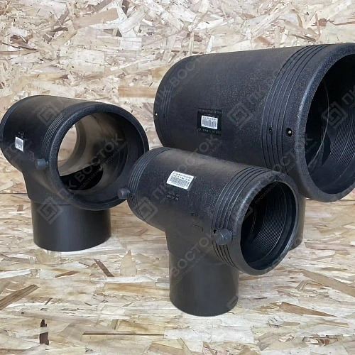 Тройник с закладными элекронагревателями 110х90 мм ПЭ100 SDR11 Xinda (XD)